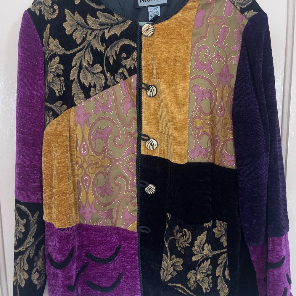 Vintage Patchwork Tapestry Jacket
